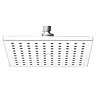 Milan 200 x 200mm Square Shower Head with Swivel Joint Profile Large Image