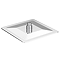 Milan 200 x 200mm Ultra-Thin Square Shower Head with Straight Shower Arm