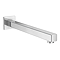 Milan 200 x 200mm Ultra-Thin Square Shower Head with Straight Shower Arm