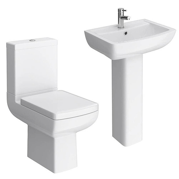 Milan 4 Piece Modern Bathroom Suite From Victorian Plumbing.co.uk