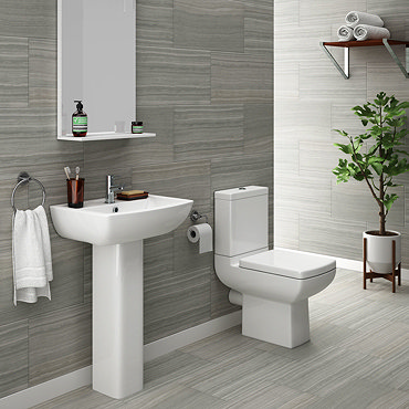 Milan 4-Piece Modern Bathroom Suite  Profile Large Image