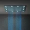 Milan 400mm LED Square Shower Package with Concealed Valve + Handset  Standard Large Image