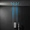 Milan 400mm LED Square Shower Package with Concealed Valve + Handset Large Image