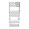 Milan 500mm x 1213mm Heated Towel Rail (incl. Valves + Electric Heating Kit)  In Bathroom Large Imag