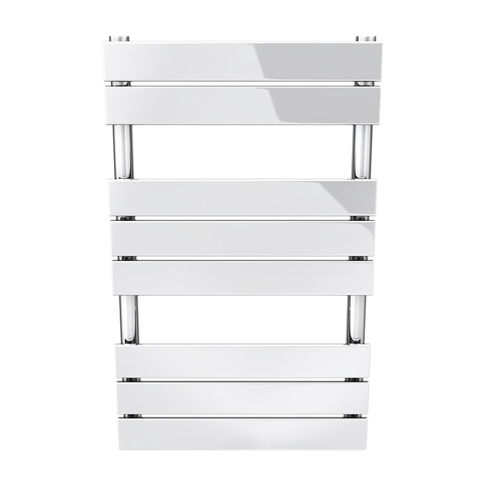 Milan 490 x 800mm Heated Towel Rail (inc. Valves + Electric Heating Kit)  Standard Large Image