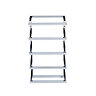 Milan 5 Tier Towel Rack - Chrome