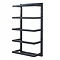 Milan 5 Tier Towel Rack - Matt Black  Feature Large Image