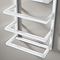 Milan 5 Tier Wall Mounted Towel Rack - Matt White