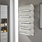 Milan 5 Tier Wall Mounted Towel Rack - Matt White