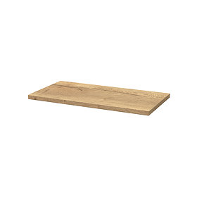 Milan 500mm WC Unit Top - Autumn Oak - Depth 260mm