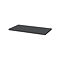 Milan 500mm WC Unit Top - Soft Black - Depth 260mm