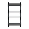 Milan Anthracite 1100 x 600mm Designer Shelf Heated Towel Rail