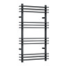 Milan Anthracite 1100 x 600mm Designer Shelf Heated Towel Rail