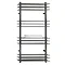 Milan Anthracite 1100 x 600mm Designer Shelf Heated Towel Rail  Profile Large Image