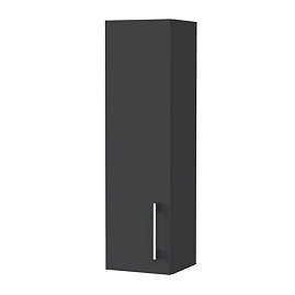 Milan Aura 200mm Wall Cabinet - Soft Black
