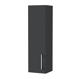 Milan Aura 200mm Wall Cabinet - Soft Black