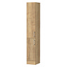 Milan Aura 300mm Floorstanding Tallboy Unit - Autumn Oak
