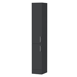 Milan Aura 300mm Floorstanding Tallboy Unit - Soft Black