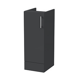 Milan Aura 300mm Single Door Base Unit - Soft Black