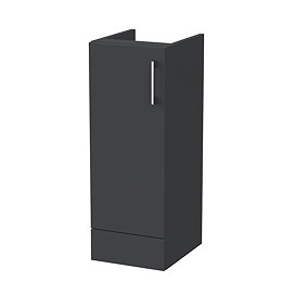 Milan Aura 300mm Single Door Base Unit - Soft Black