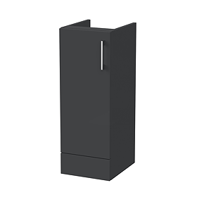 Milan Aura 300mm Single Door Base Unit - Soft Black