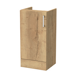 Milan Aura 400mm Single Door Base Unit - Autumn Oak