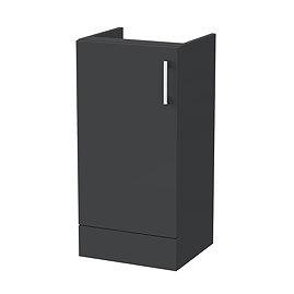 Milan Aura 400mm Single Door Base Unit - Soft Black