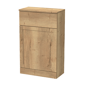 Milan Autumn Oak Framed 500mm Wide WC Unit