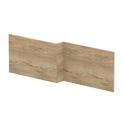 Milan Autumn Oak L-Shaped Front Bath Panel - 1700mm