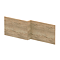 Milan Autumn Oak L-Shaped Front Bath Panel - 1700mm