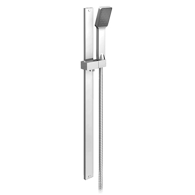 Milan Bar Shower Package w. Flat Minimalist Slider Handset Kit Profile Large Image