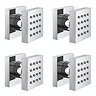Milan Body Jet - 4 x Slim Square Jets Large Image