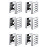 Milan Body Jet - 6 x Slim Square Jets Large Image
