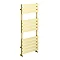 Arezzo Brushed Brass 1200 x 500 Heated Towel Rail  Feature Large Image