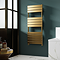 Arezzo Brushed Brass 1200 x 500 Heated Towel Rail