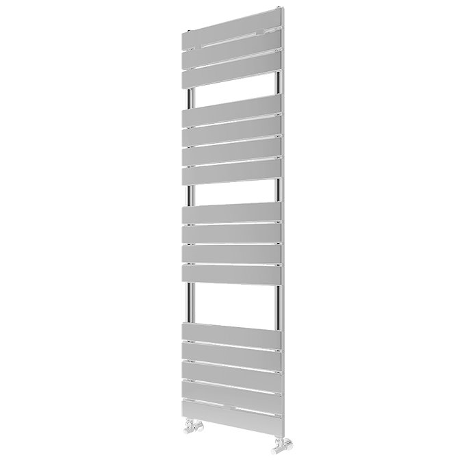 Milan Chrome 1512 x 500mm Flat Panel Heated Towel Rail - 18 Sections