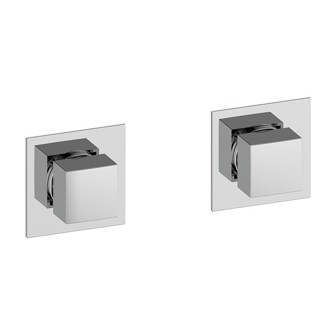 Milan Concealed Individual Stop Tap + Thermostatic Control Shower Valve (For 1 Outlet)