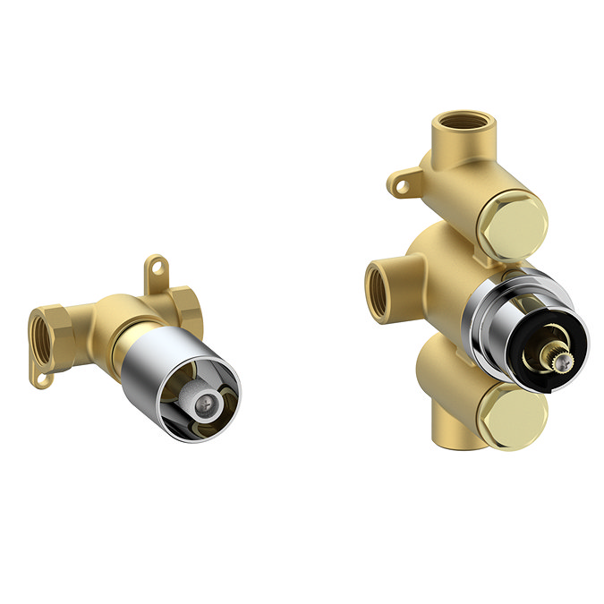 Milan Concealed Individual Stop Tap + Thermostatic Control Shower Valve (For 1 Outlet)