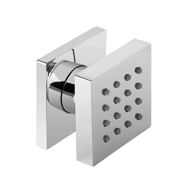 Milan Concealed Thermostatic Valve with Diverter, Fixed Shower Head & 4 Body Jets Feature Large Imag