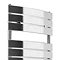 Milan Curved Heated Towel Rail 1213mm x 493mm Chrome  Profile Large Image