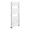 Milan Curved Heated Towel Rail 1213mm x 493mm Chrome Large Image