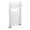 Milan Curved Heated Towel Rail 840mm x 493mm Chrome Large Image