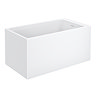 Milan Deep Seated Soaking Bath (1300 x 700mm) with Waste