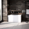 Milan Deep Seated Soaking Bath (1300 x 700mm) with Waste