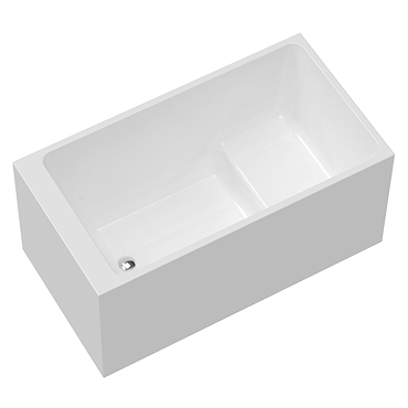 Milan Deep Seated Soaking Bath (1300 x 700mm) with Waste