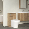 Milan Fluted 500mm Autumn Oak WC Unit