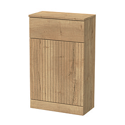 Milan Fluted 500mm Autumn Oak WC Unit