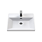 Milan Fluted 600mm Autumn Oak 2-Door Floor Standing Vanity Unit