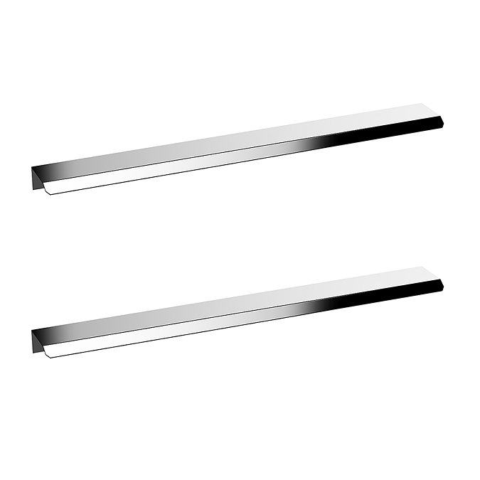 Milan Fluted 600mm Satin Green 2-Drawer Wall Hung Vanity Unit with Chrome Handles