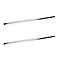 Milan Fluted 800mm Soft Black 2-Drawer Wall Hung Vanity Unit